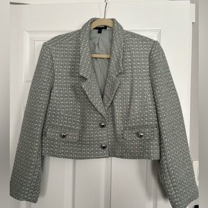 Crop blazer
